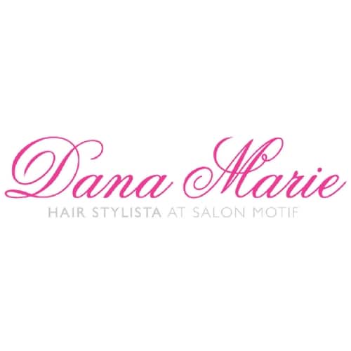 Dana Marie Hair Stylista with a Heart logo